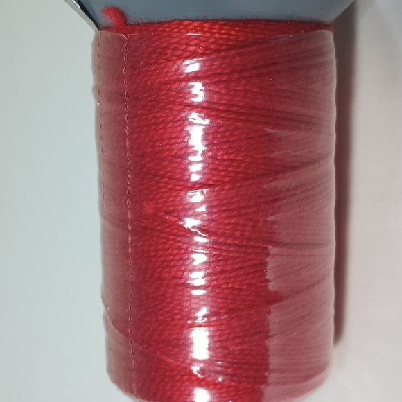 3/$15 J&P Coats Red Pearl Cotton Mercerized Size 5 Overlock Sewing 150yd 1 Spool - Picture 2 of 4